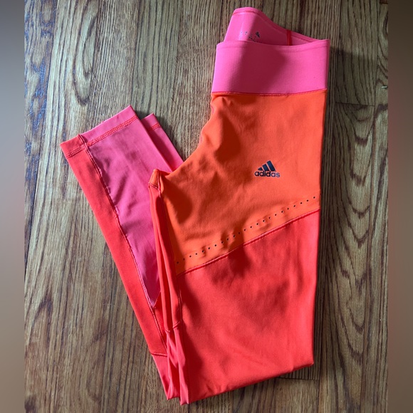Adidas Climalite Color block leggings - Picture 2 of 5